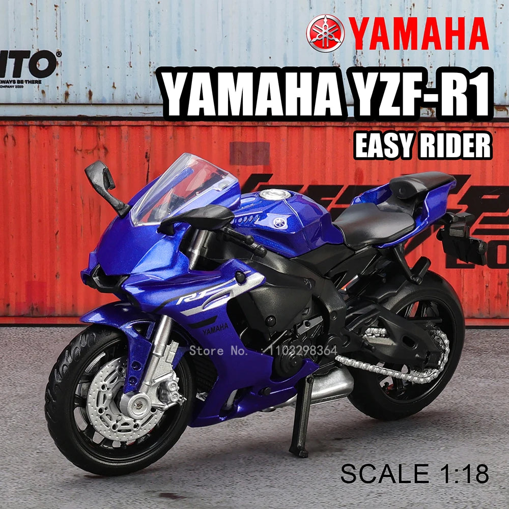1:18 Scale Kawasaki Ninja H2R & GSX-R1000 Yamaha YZF-R1 Model Set – Classic Motorcycles