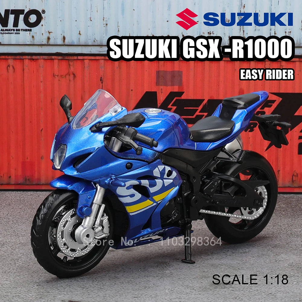 1:18 Scale Kawasaki Ninja H2R & GSX-R1000 Yamaha YZF-R1 Model Set – Classic Motorcycles