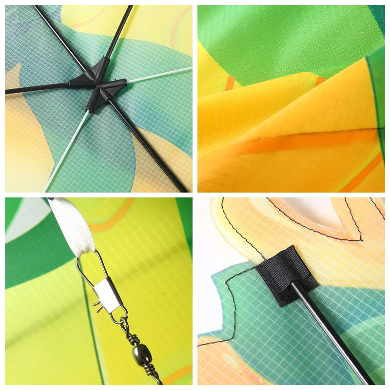 Yongjian Green Chinese Dragon Kite – Easy-Fly Cartoon Design with 50m String