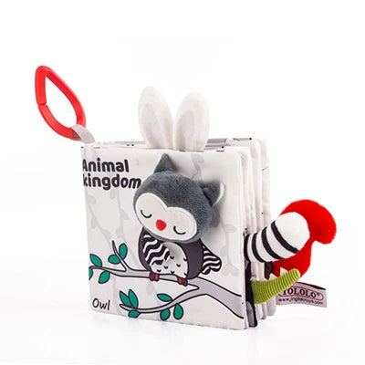 Soft 3D Cloth Baby Books – Sensory Early Learning Stroller Toys (0–12M)