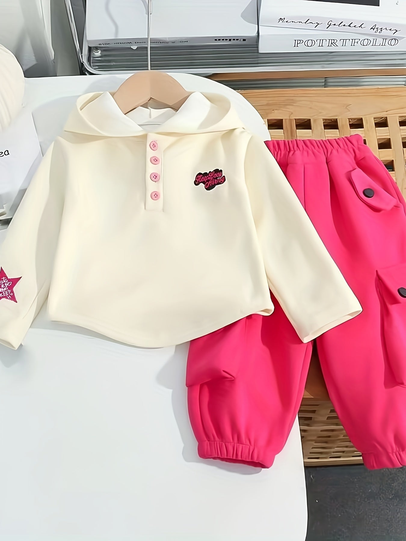 ⭐ Star Hoodie Girls Set