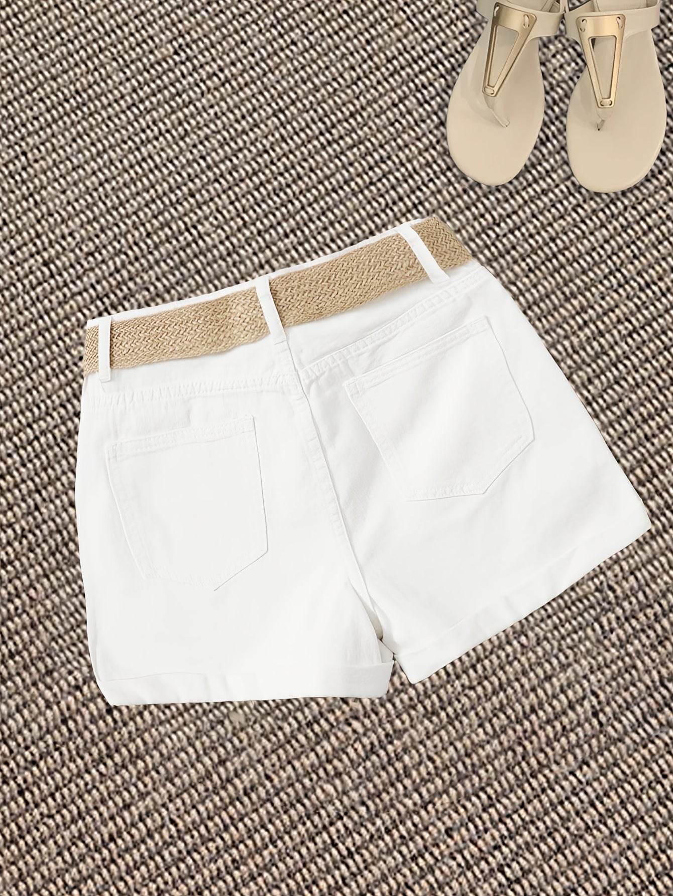 ☀️ High-Waist Cotton Shorts