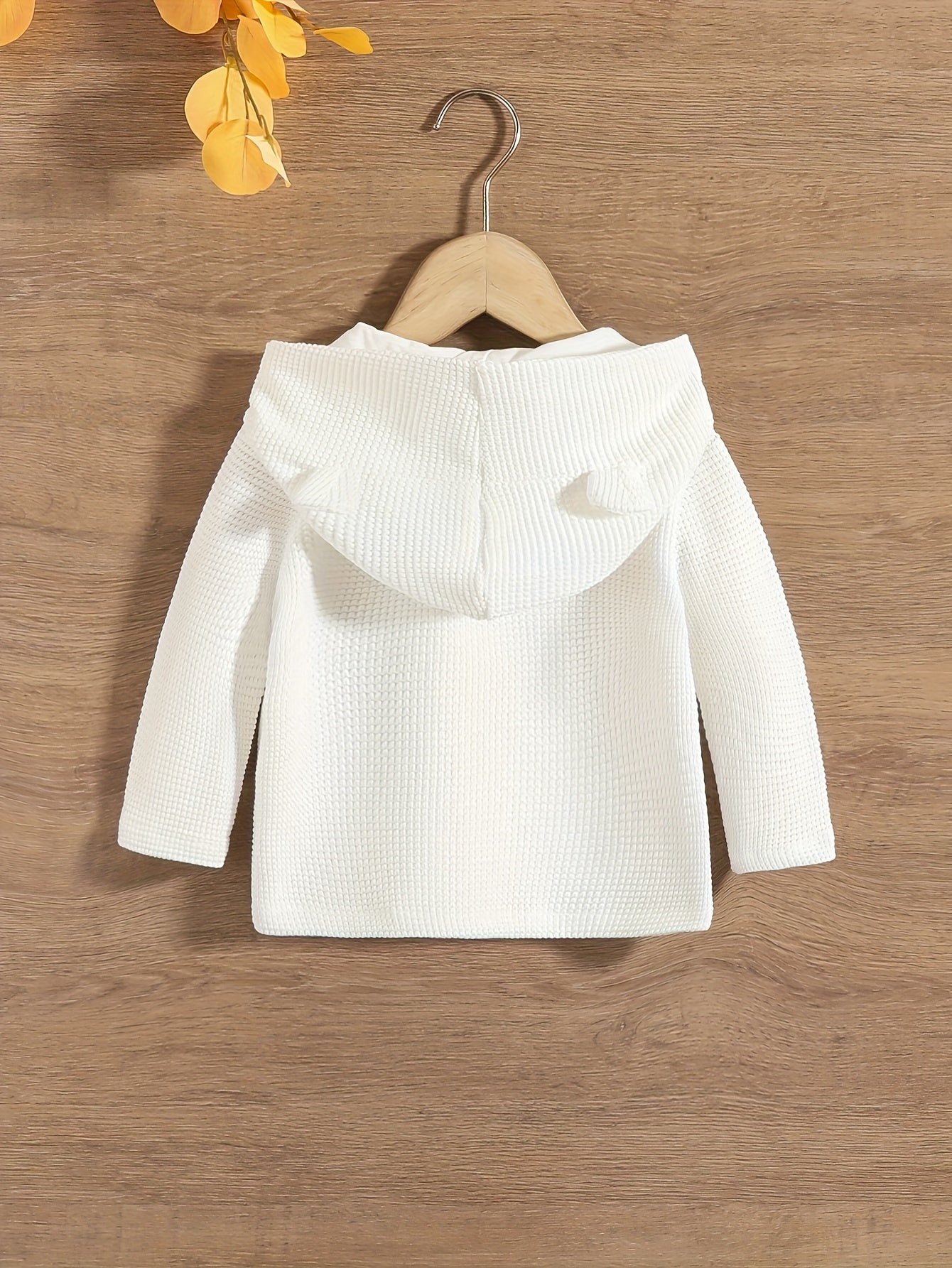 Baby Knit Cardigan Sweater – Long Sleeve Hooded Toddler Outfit