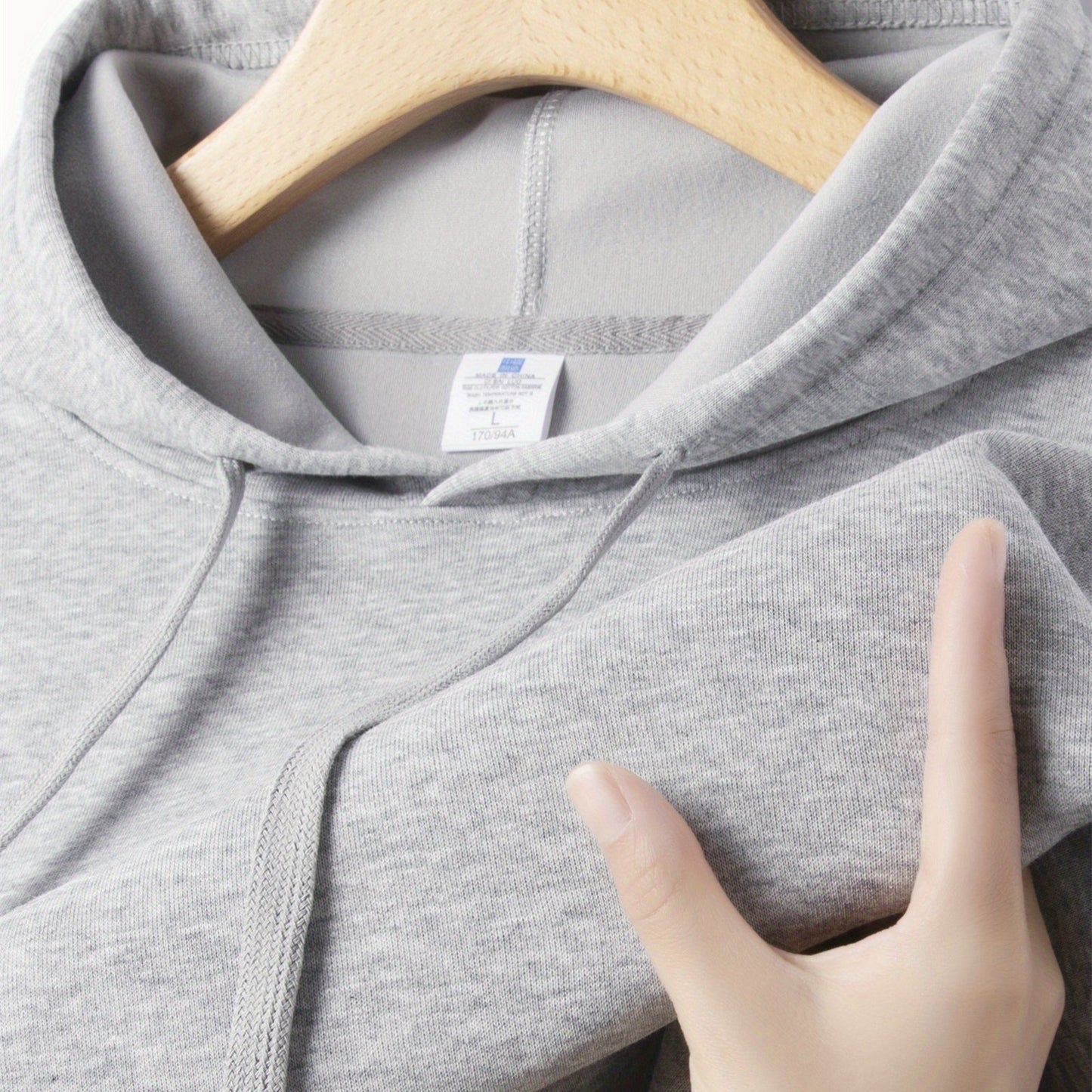 CARTMARO Men's Heavyweight Hooded Sweatshirt – 330GSM Cotton Pullover Hoodie, Front Pocket, Regular Fit, Autumn/Winter Casual Streetwear