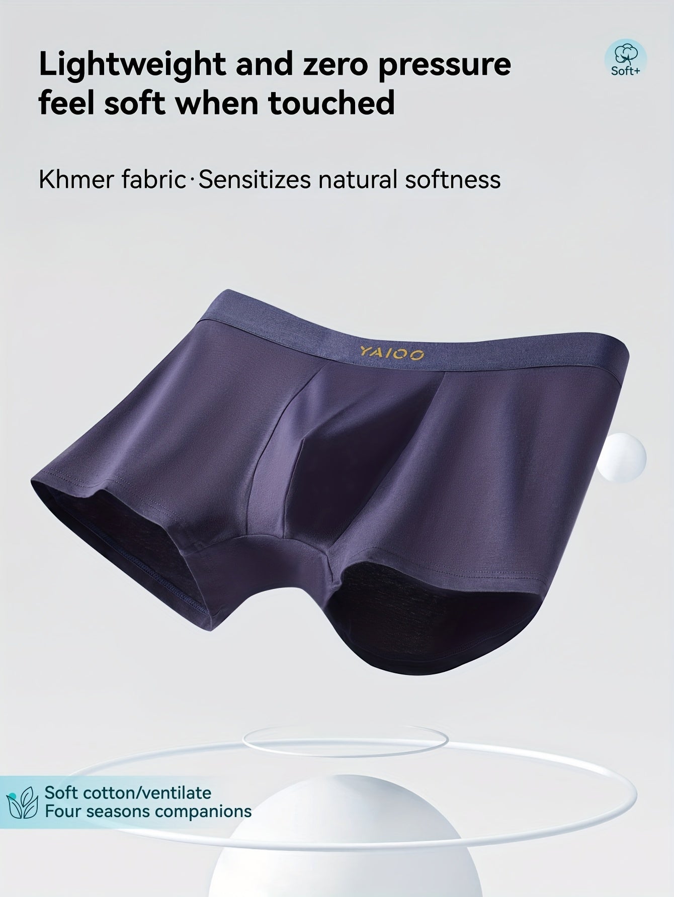 🌟 Cotton Boxer Trunks (4pcs)