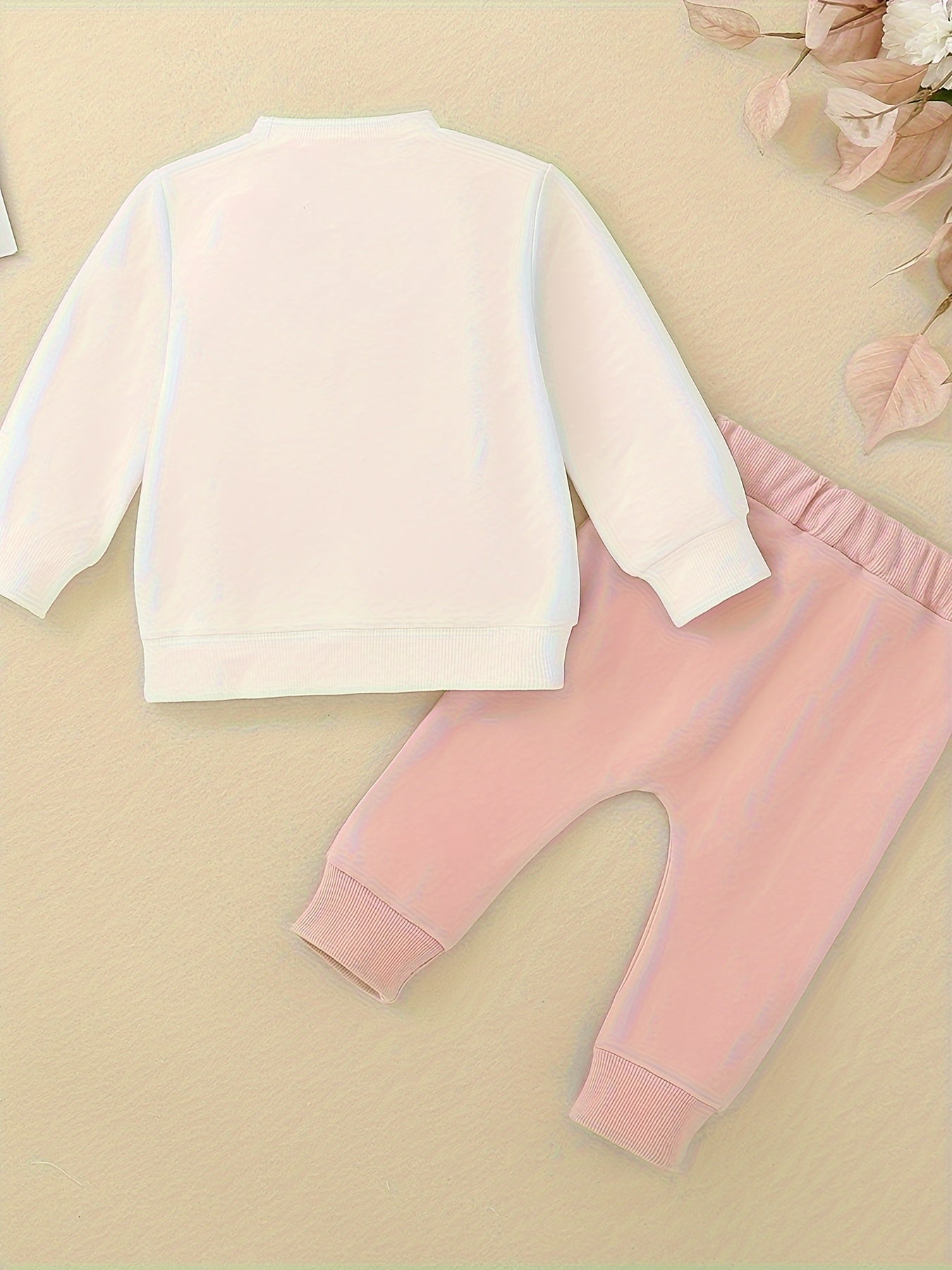 Girls’ 2PCS Outfit – Bow Top & Long Pants Set