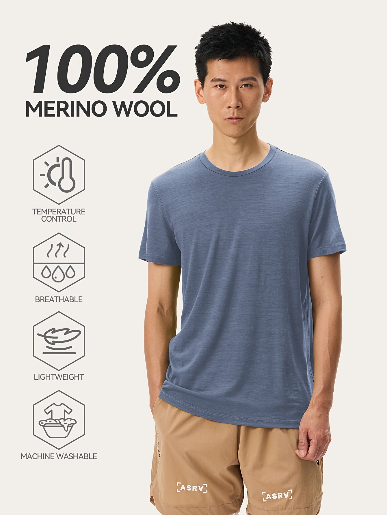 Men's Outdoor Quick-Dry Velvet Short-Sleeve Round-Neck T-Shirt – Breathable for Hiking & Running