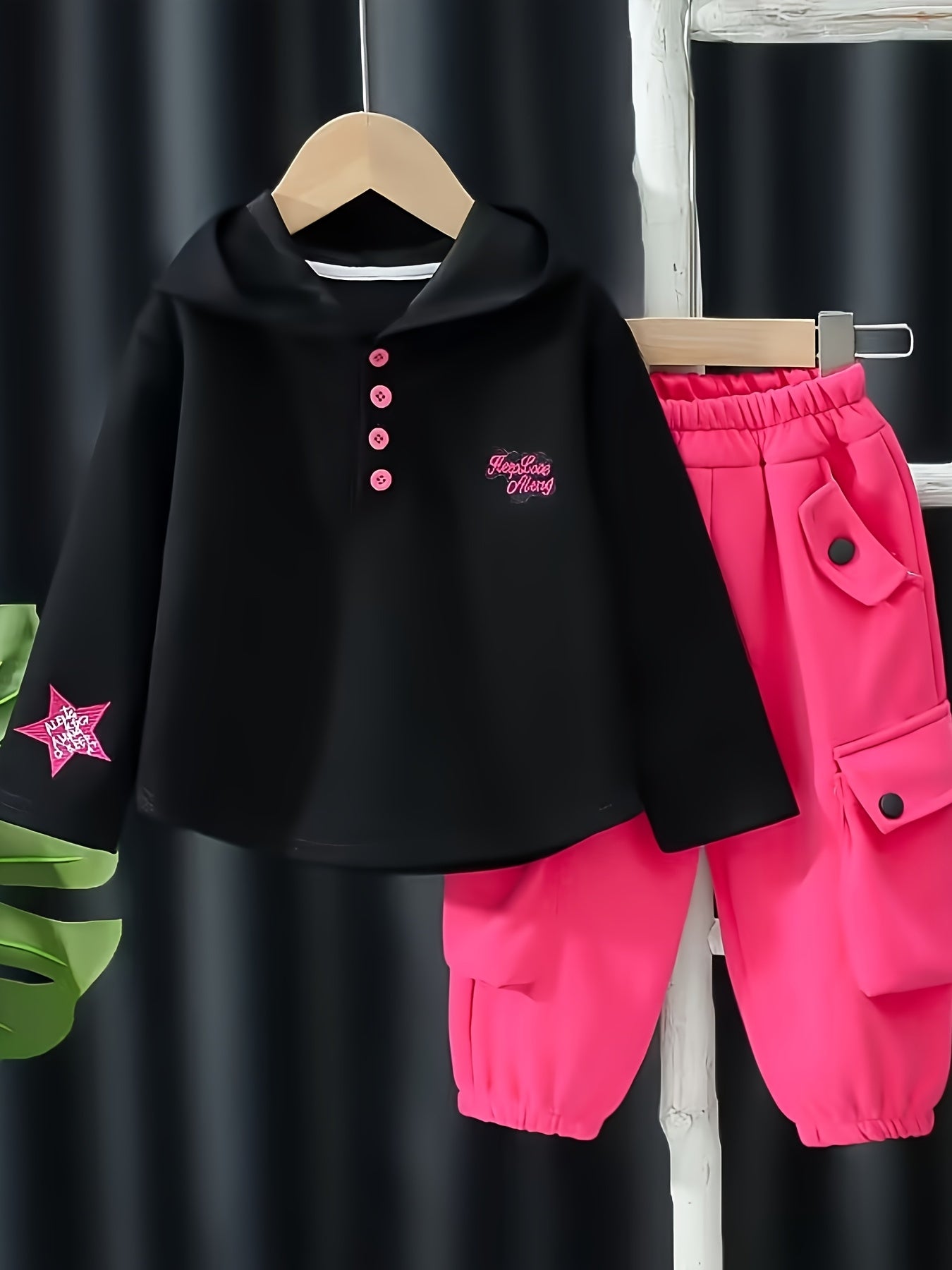 ⭐ Star Hoodie Girls Set