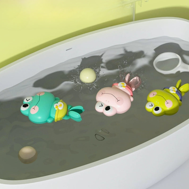 🐸 Wind-Up Frog Bath Toy