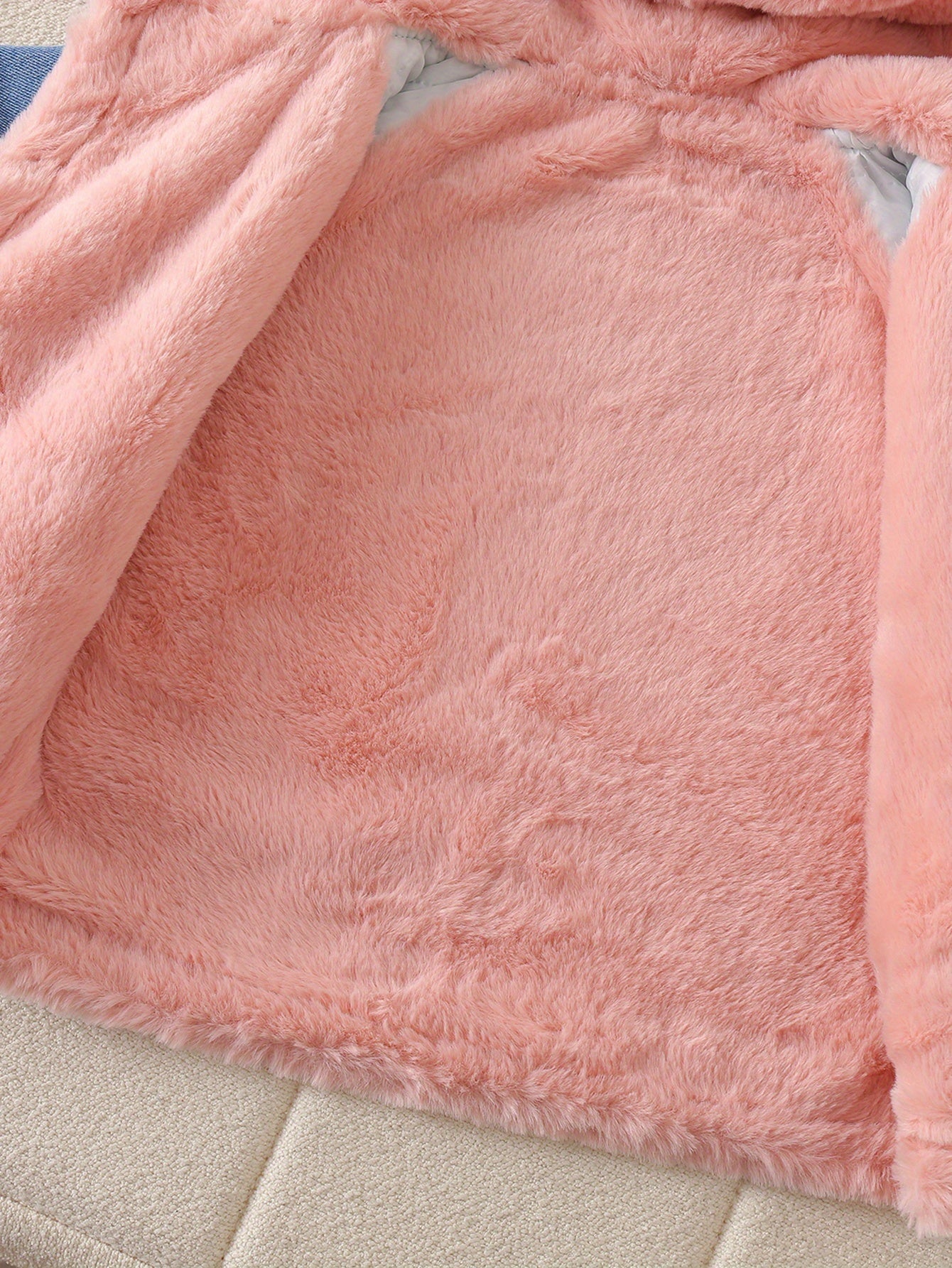 🐻 Fleece Denim Bear Jacket