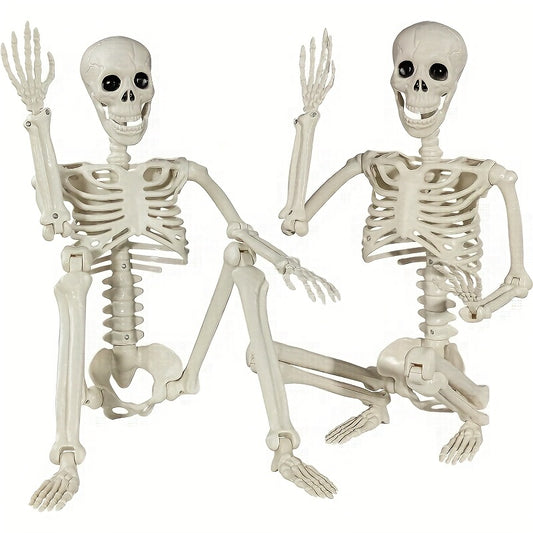 💀 90cm Halloween Skeleton – Lifelike Movable Decoration