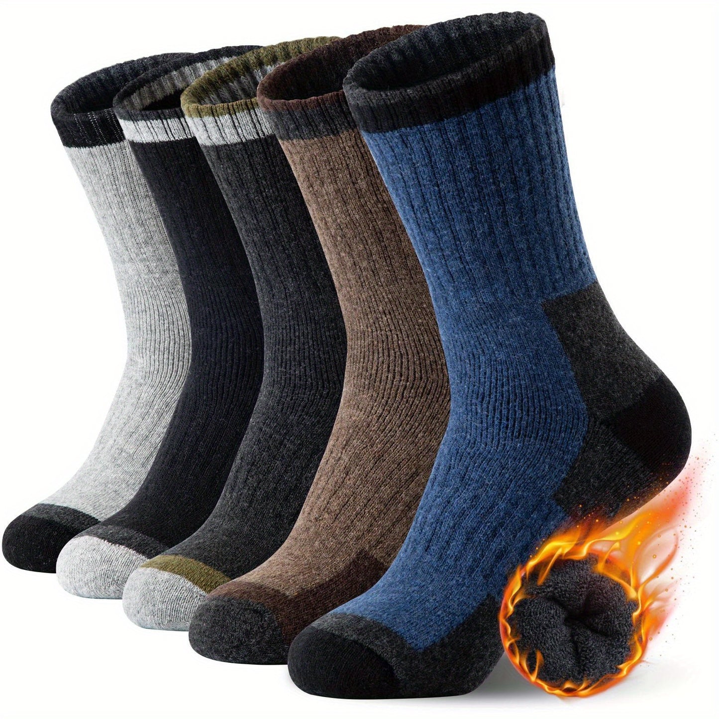 🧦 Wool Knit Socks (5pcs)