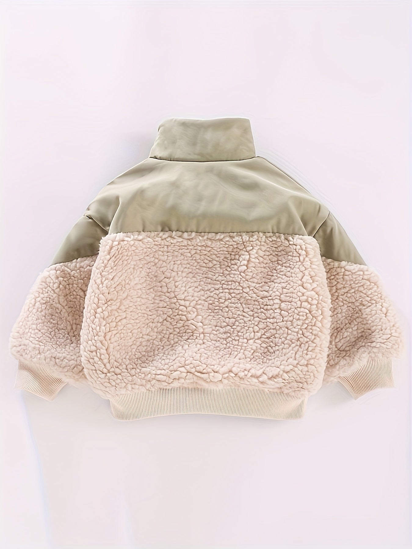 Winter Thick Sweater Jacket – High-Collar Coat for Baby & Toddler
