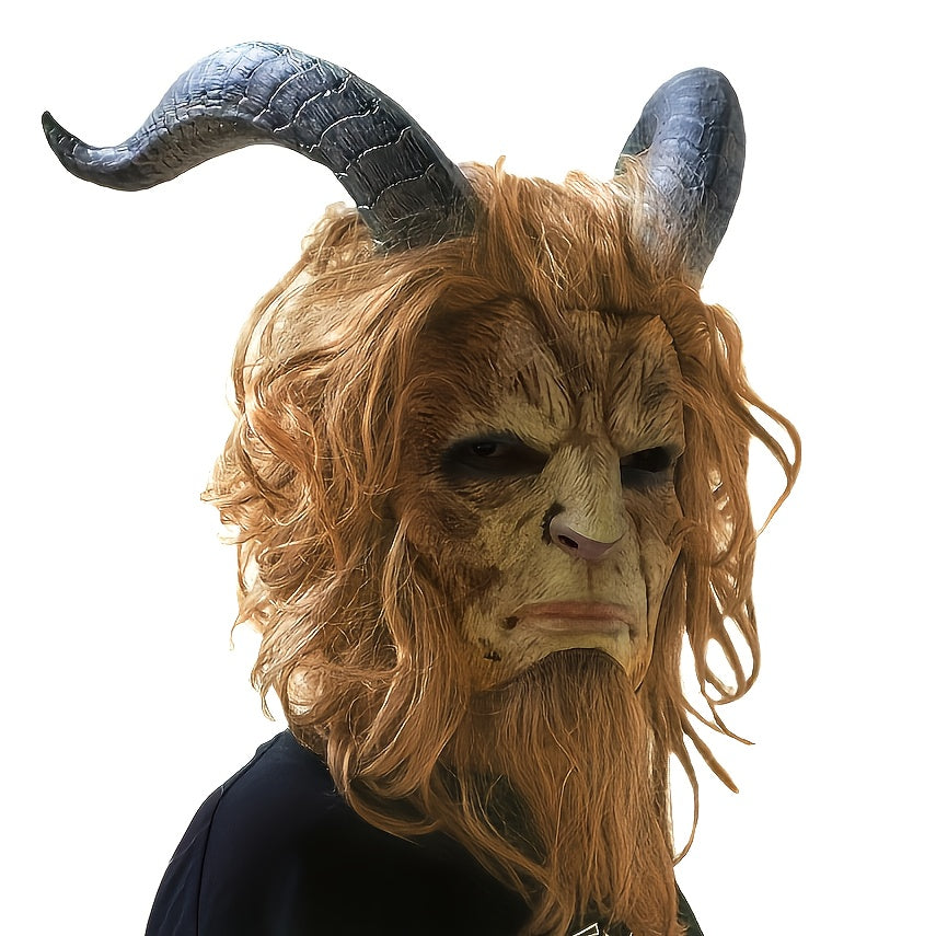 👹 Mythical Creature Mask – Horned Halloween Costume