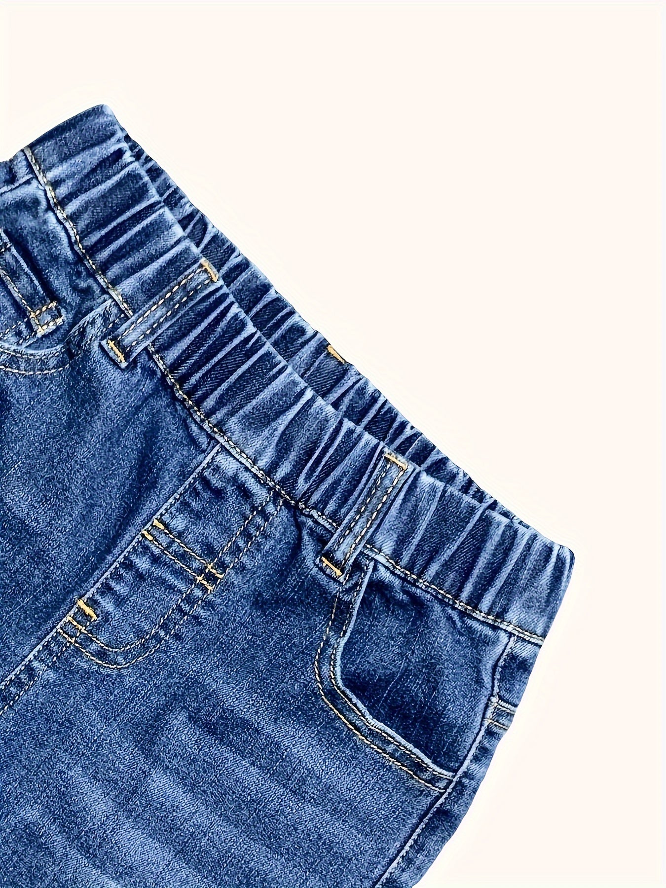 👖 Kids Elastic Denim Jeans