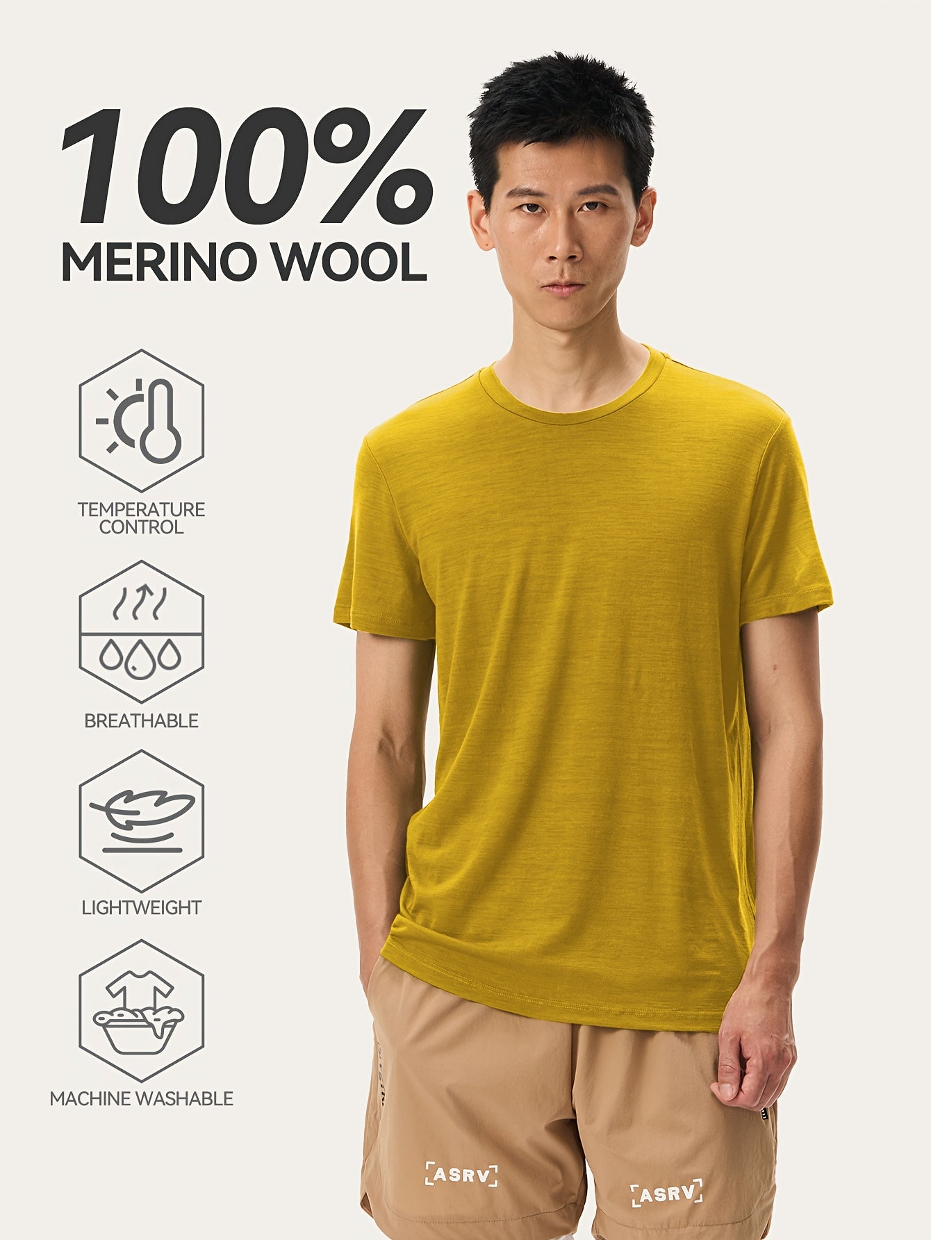 Men's Outdoor Quick-Dry Velvet Short-Sleeve Round-Neck T-Shirt – Breathable for Hiking & Running