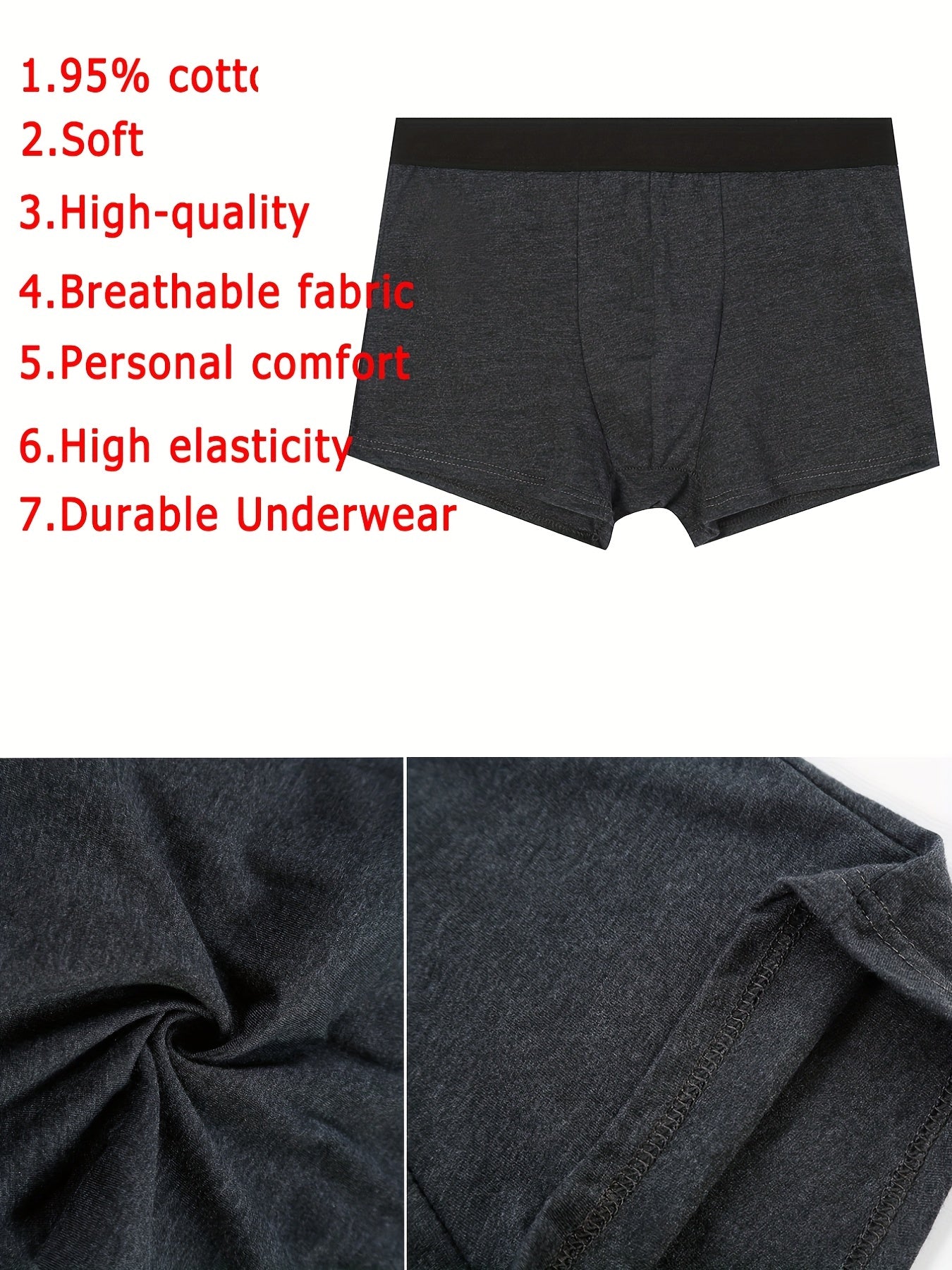 👕 Men’s Boxer Briefs (6pcs)