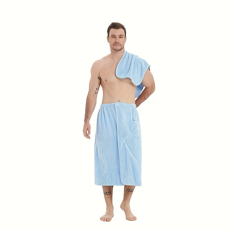 🧖‍♂️ Men’s Microfiber Bath Set (2pcs)