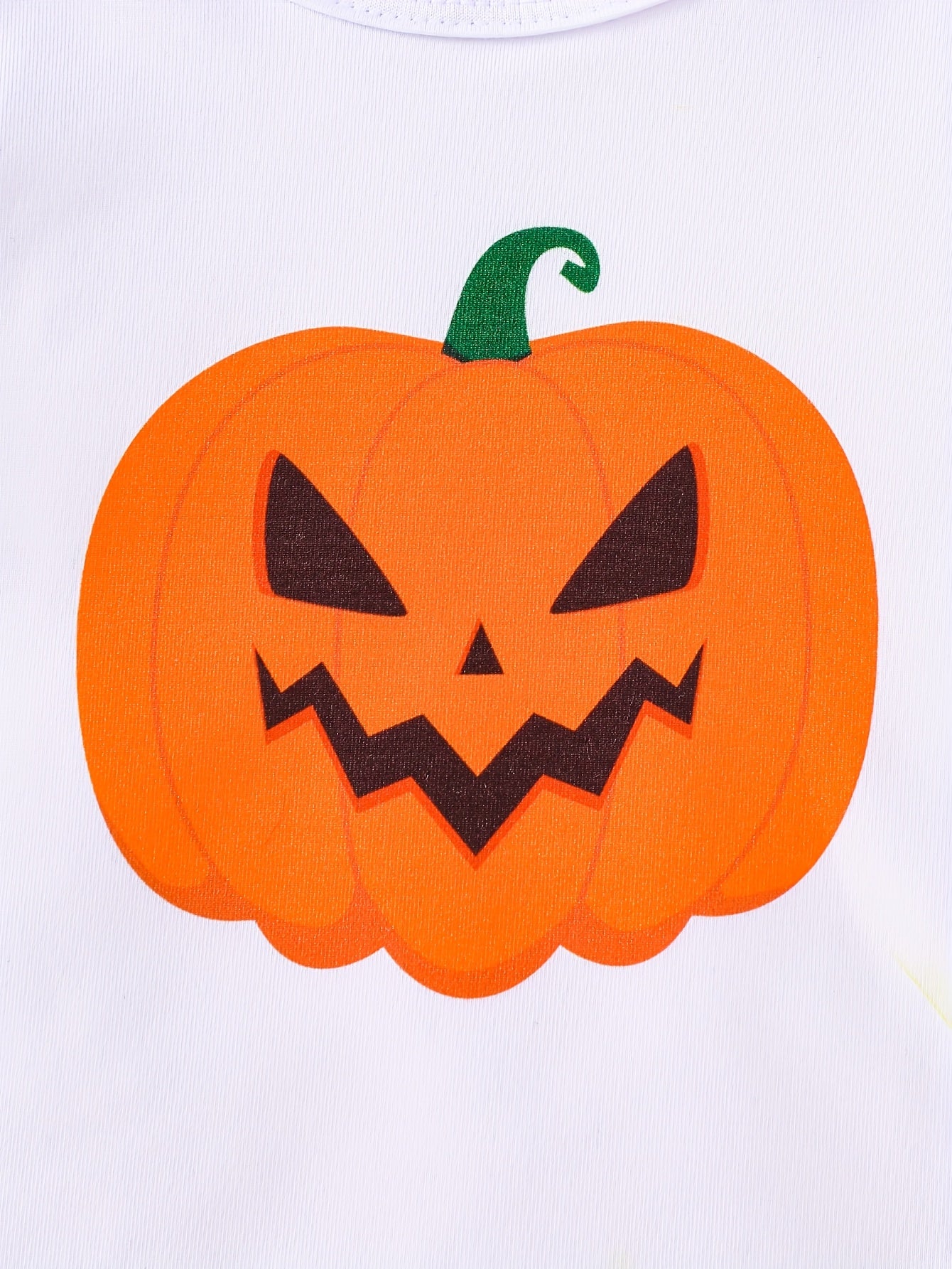 🎃 3pcs Halloween Outfit – Fleece Pumpkin Cape Set for Kids