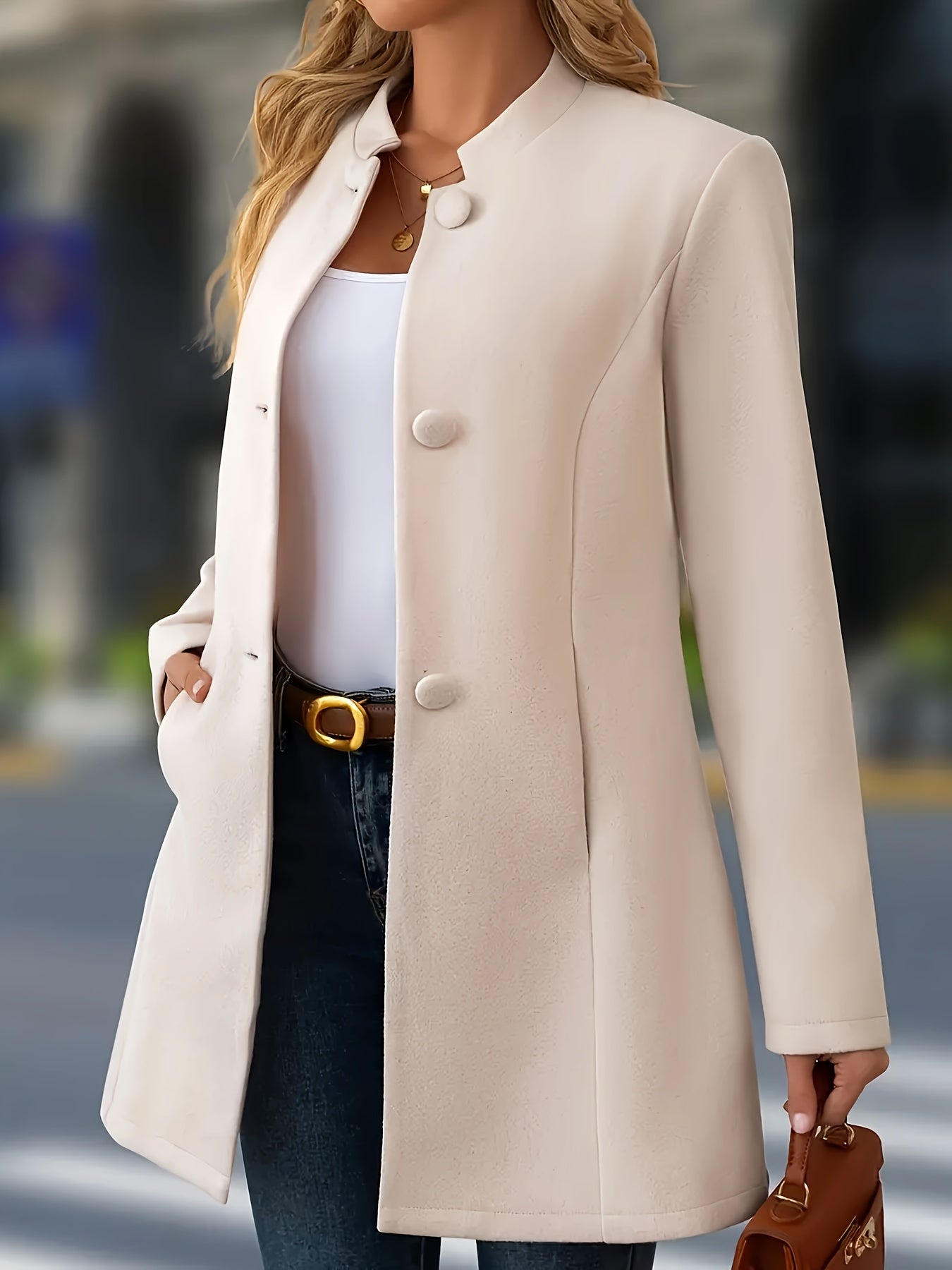 🤎 Elegant Beige Winter Coat