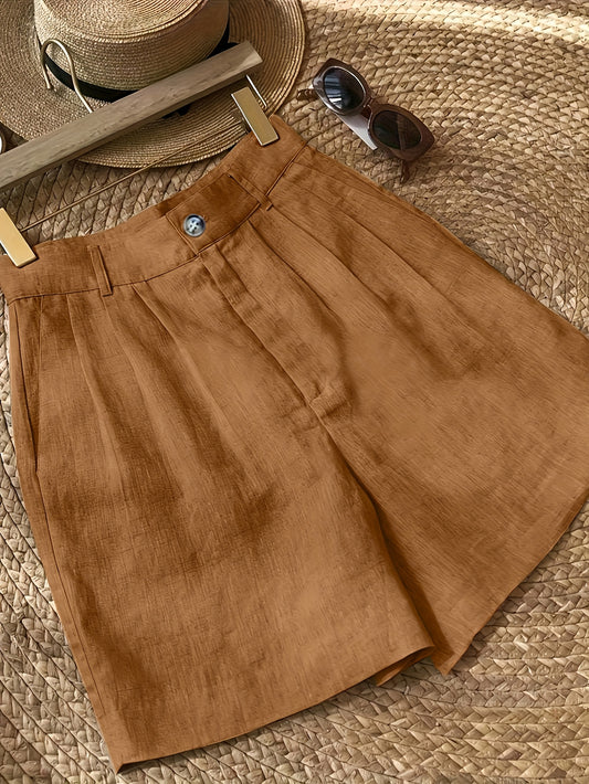 🌿 Vintage Linen Shorts