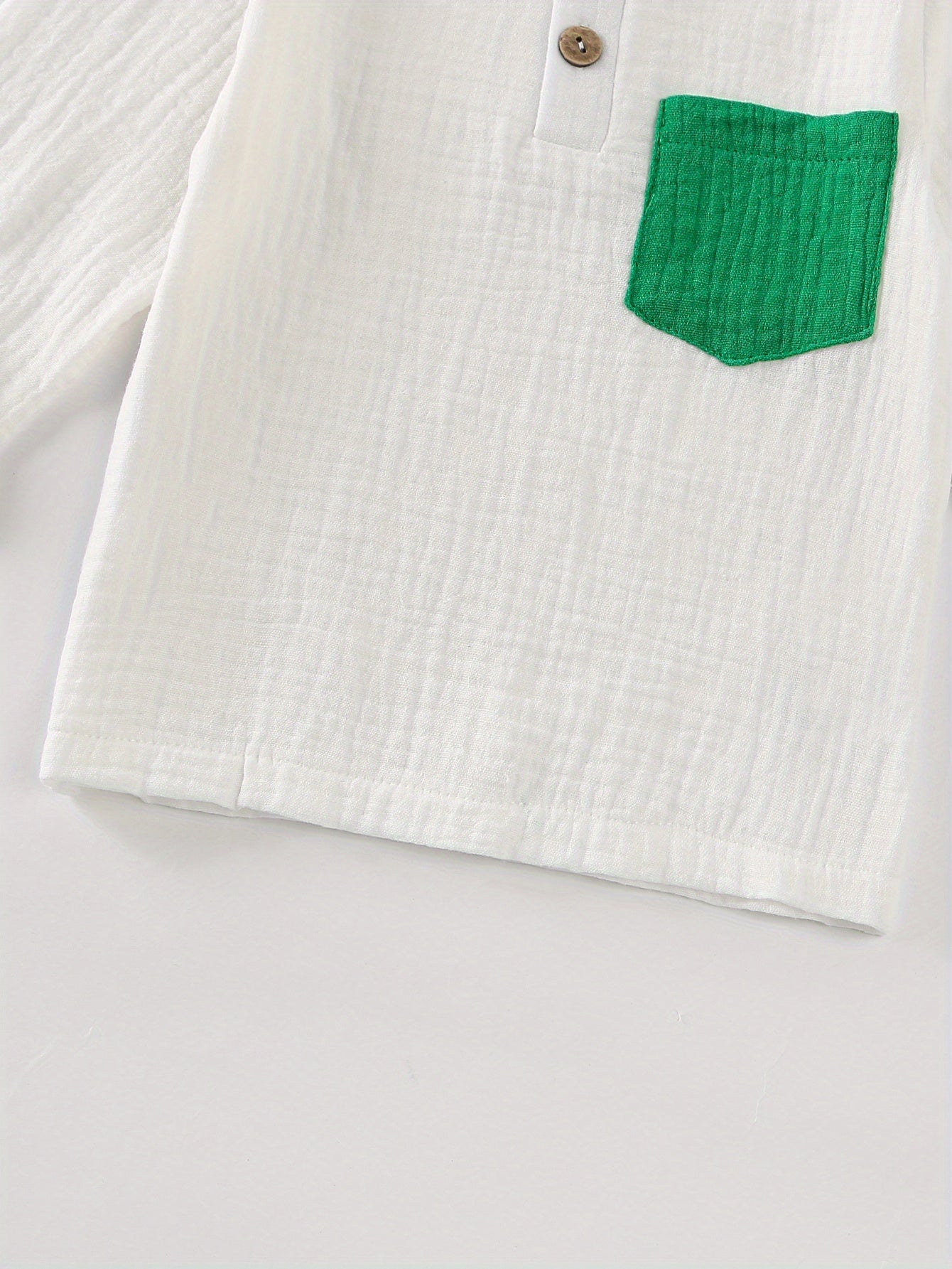 Boys’ Bubble Cotton Pants Set – Comfortable Outdoor Outfit