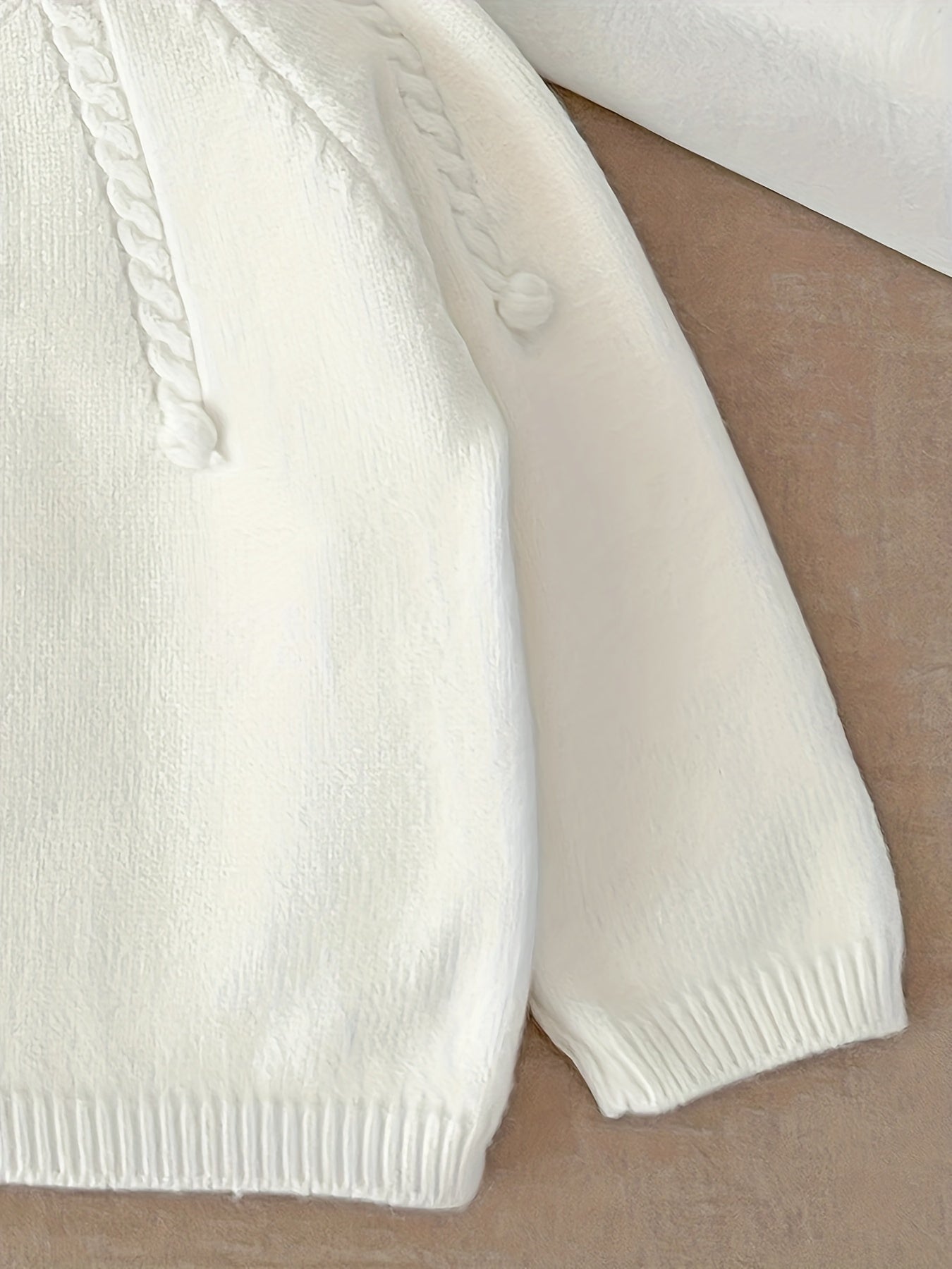 👶 Baby Girl Cozy Sweater – Soft Fall/Winter Cardigan
