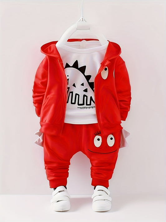 🦕 Dino Baby Boy Set (3pcs)