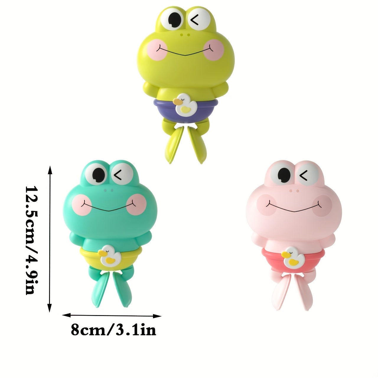 🐸 Wind-Up Frog Bath Toy