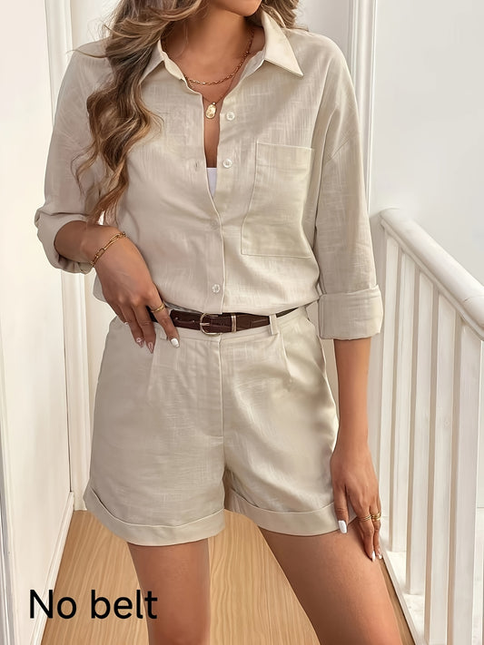 🌸 Summer Shirt & Shorts Set