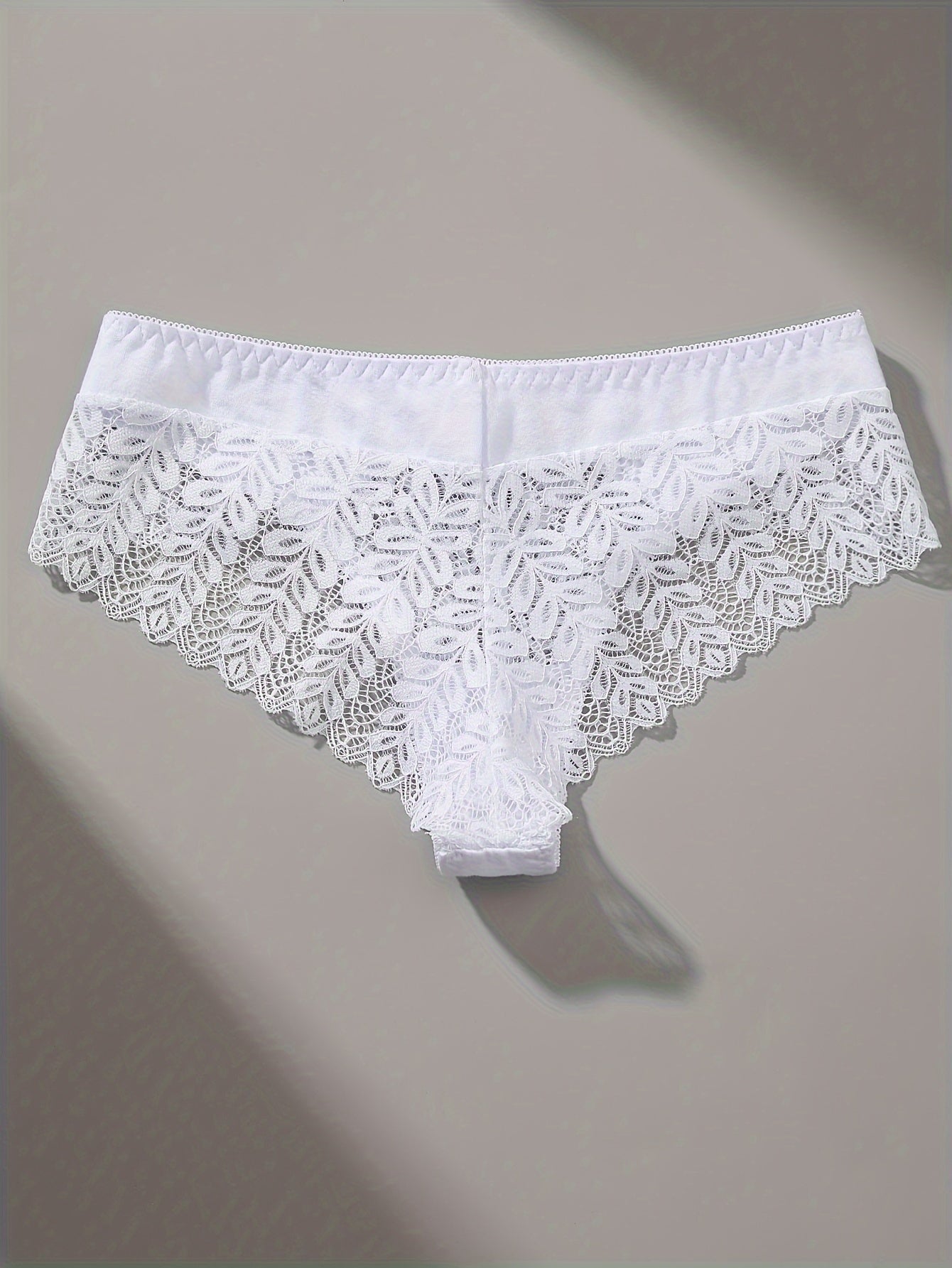 3PCS Women’s Lace Panty Set – French Romantic Triangle Underwear for Autumn & Winter