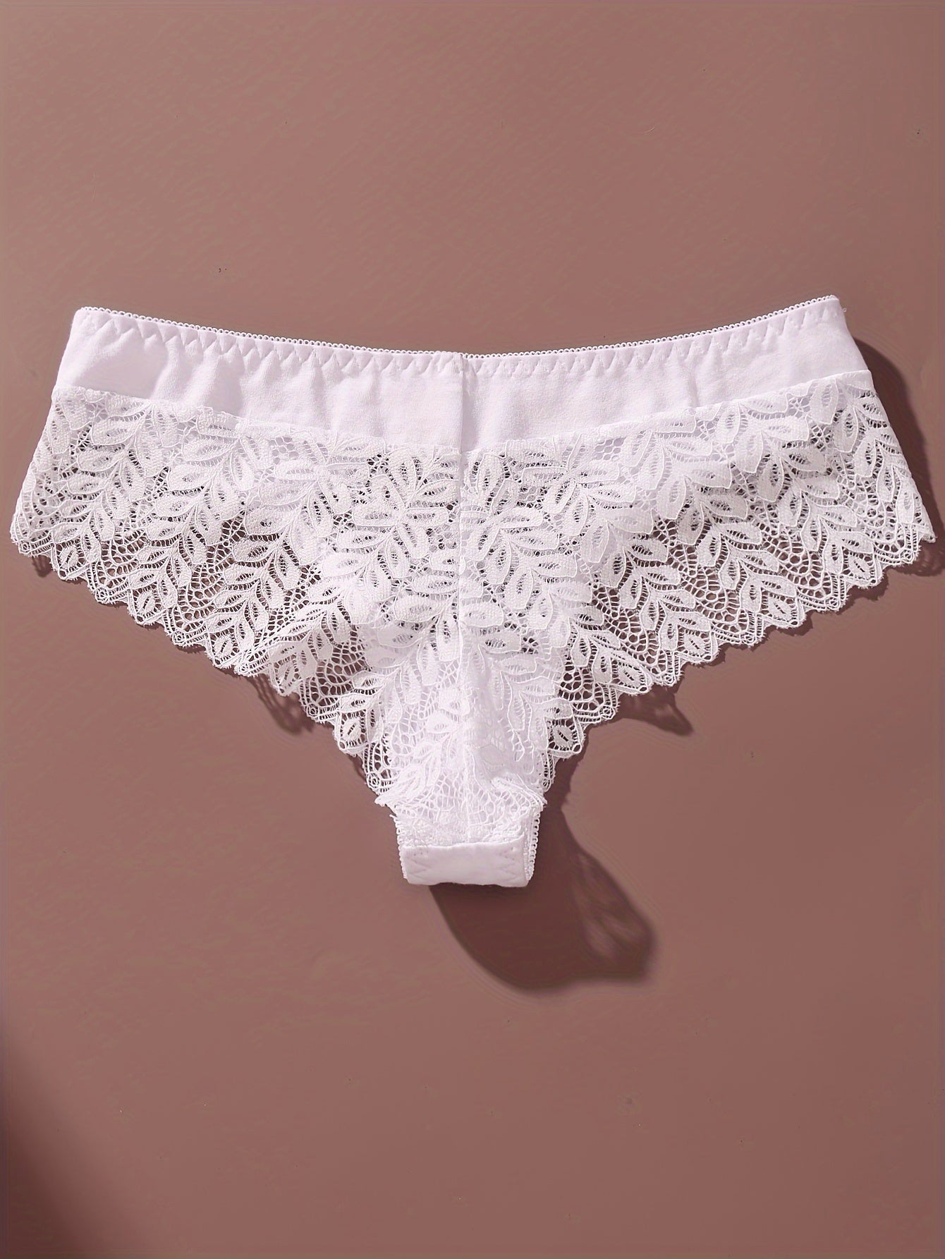 3PCS Women’s Lace Panty Set – French Romantic Triangle Underwear for Autumn & Winter