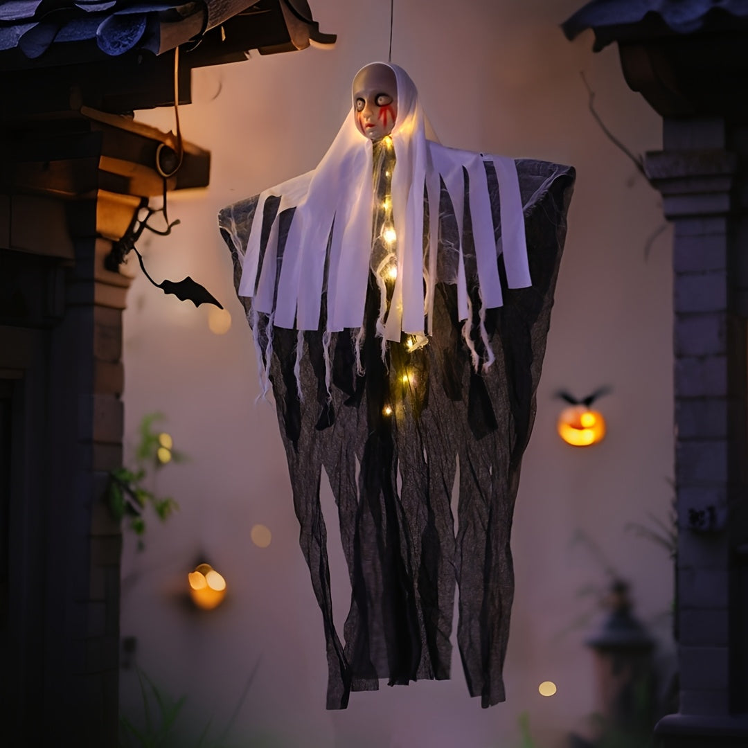 👻 LED Glowing Nun Lights – Spooky Halloween Decor