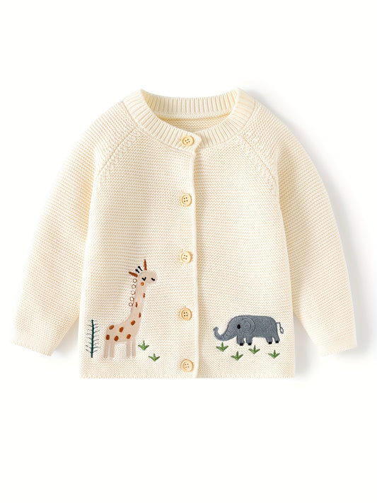 🧸 Kids Cotton Animal Cardigan
