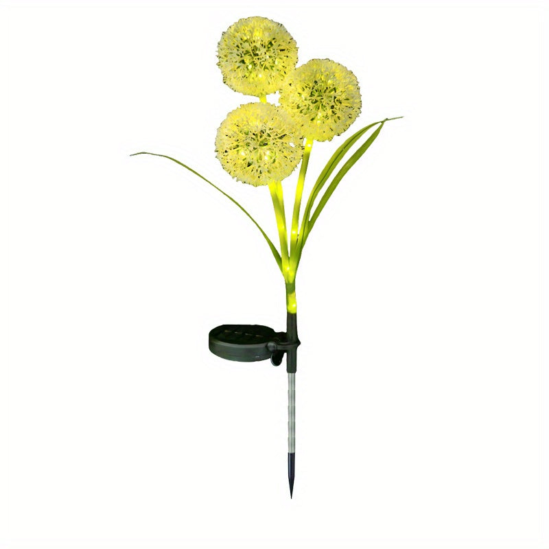 🌟 2pcs Solar Starry Dandelion Lights – Halloween Glow Decor