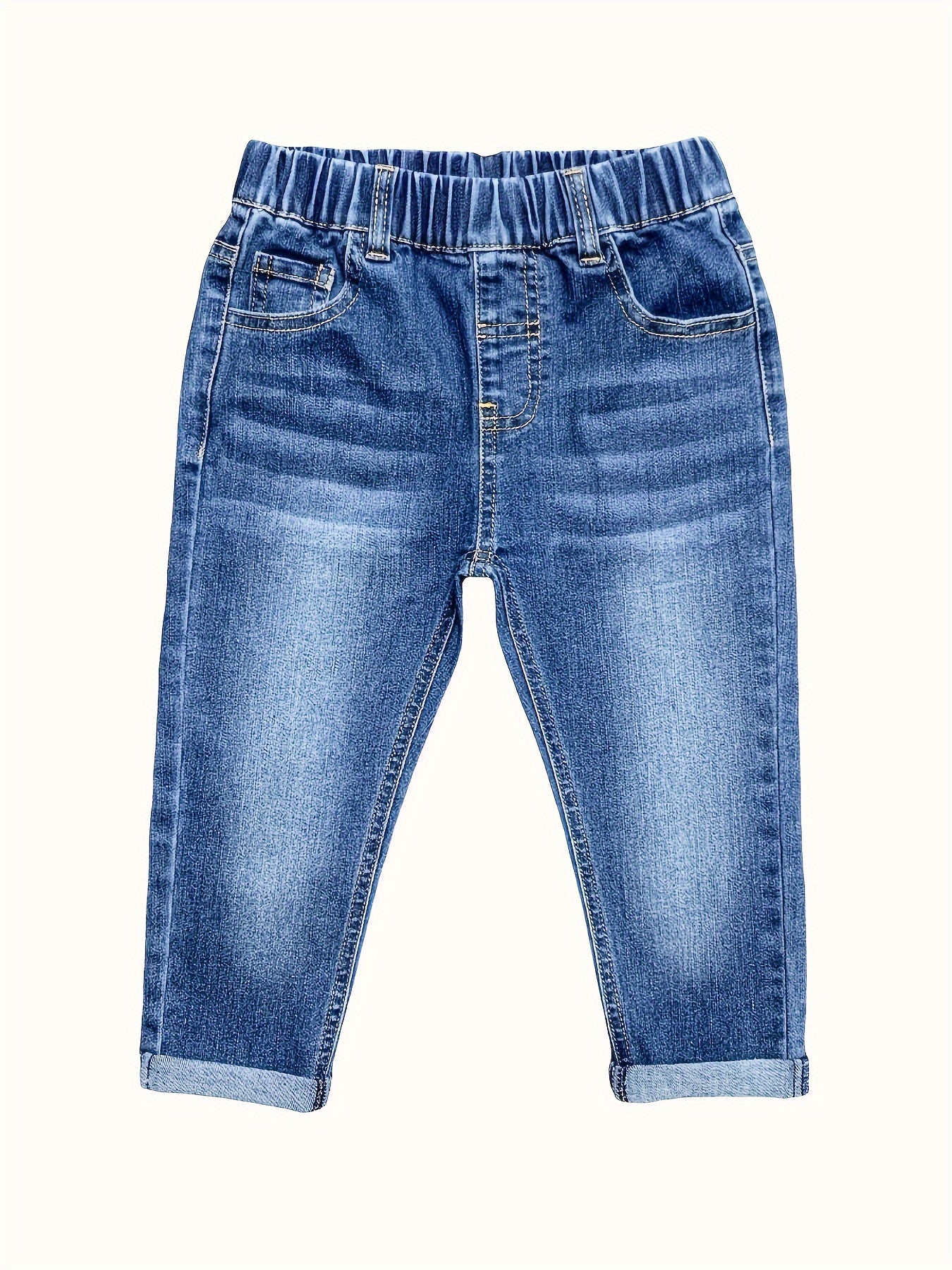 👖 Kids Elastic Denim Jeans