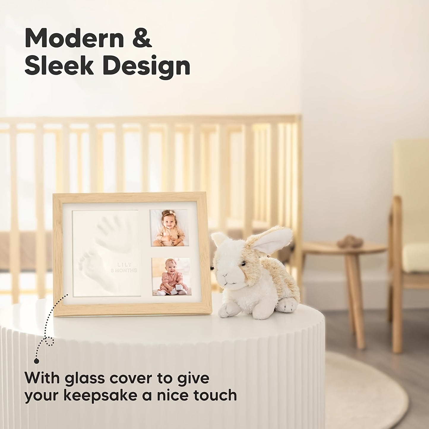Light Clay Hand and Footprint Kit – Quick-Dry Baby Keepsake Souvenir