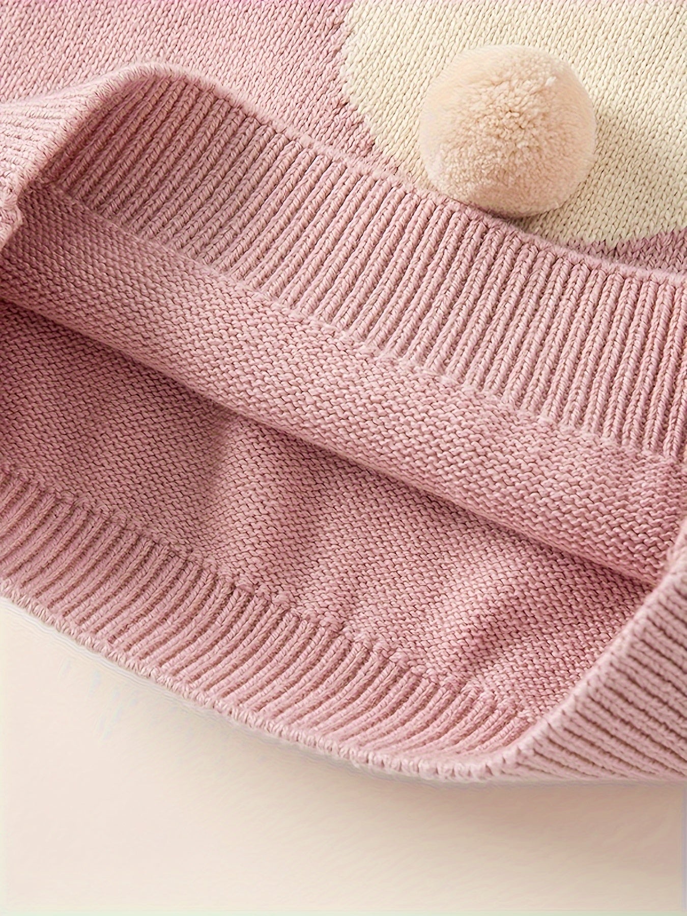 Girls’ Rabbit Pullover Sweater – Cute Autumn/Winter Outfit