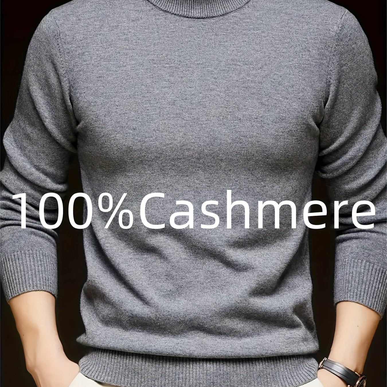 100% Velvet Men's Sweater – Casual & Comfortable, Soft Fabric, Warm, Ideal for Business Layering