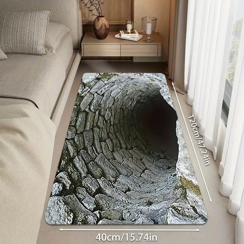🌀 Endless Abyss Door Mat – Non-Slip Visual Illusion Decor