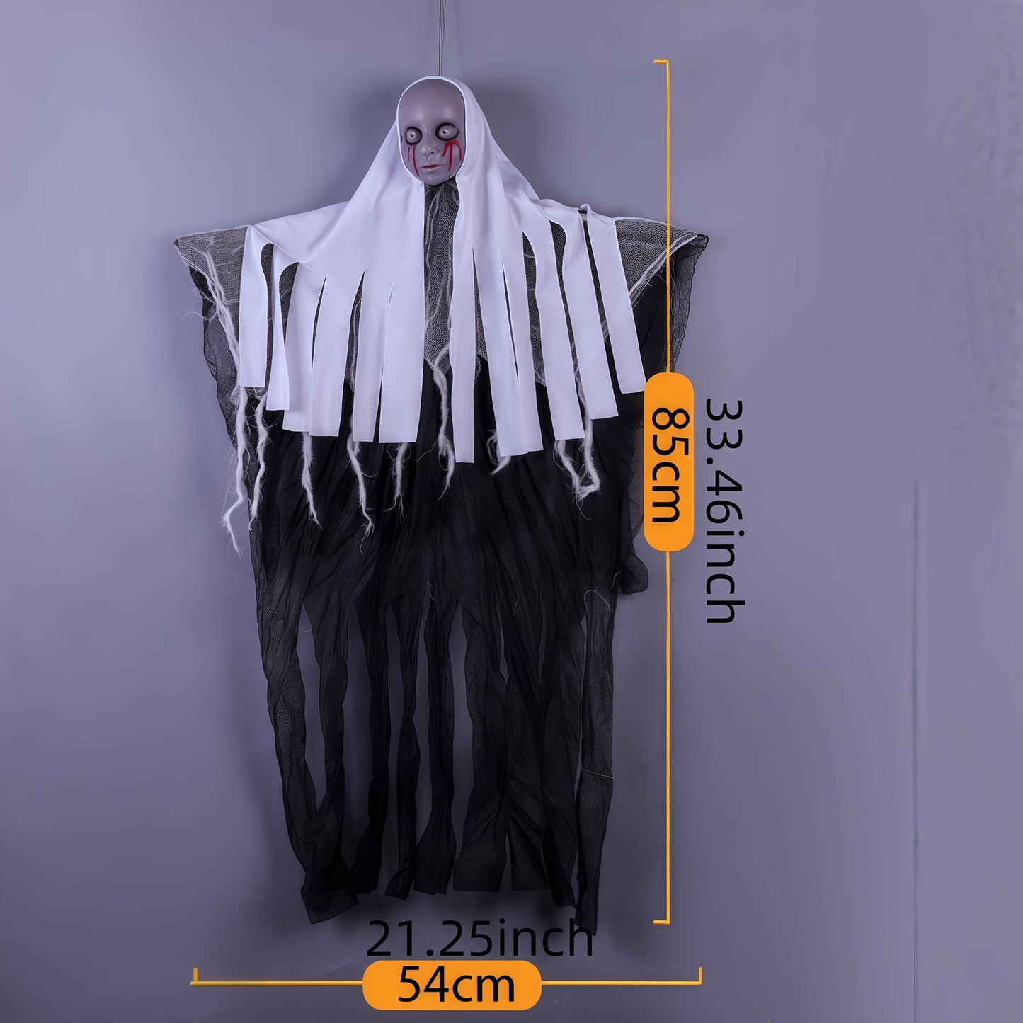 👻 LED Glowing Nun Lights – Spooky Halloween Decor