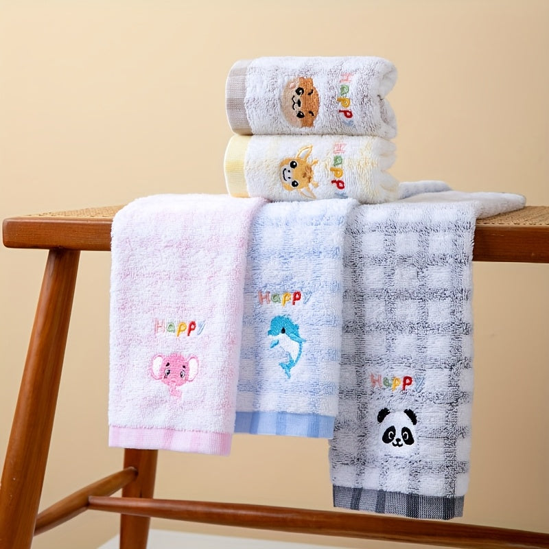 🛁 Cotton Animal Hand Towels (10pcs)