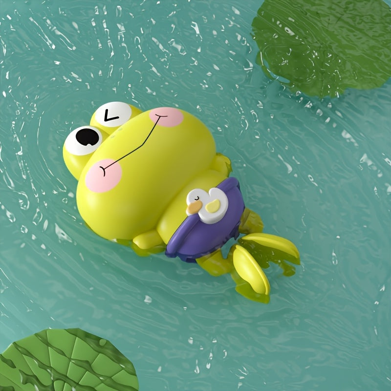 🐸 Wind-Up Frog Bath Toy