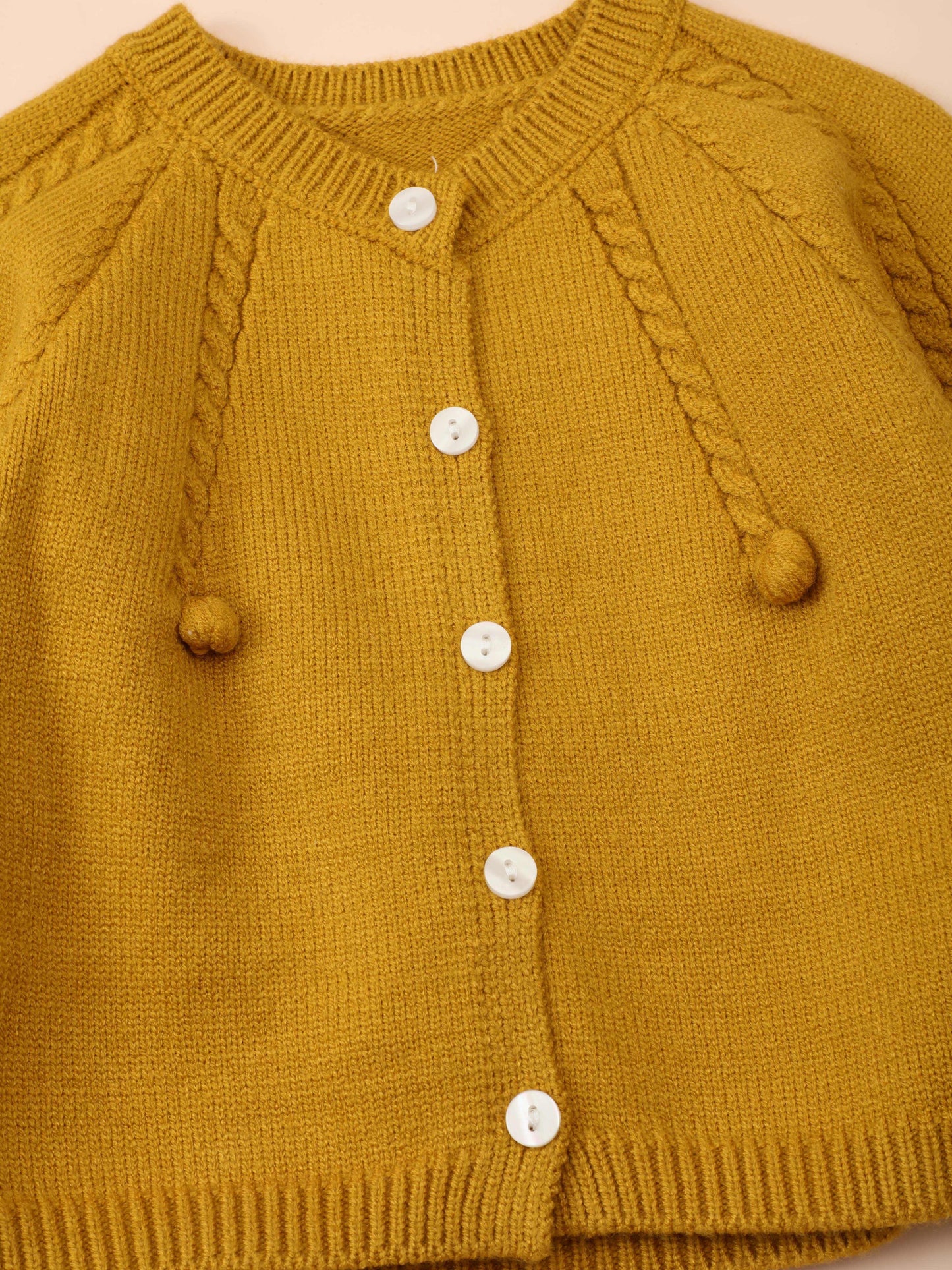 👶 Baby Girl Cozy Sweater – Soft Fall/Winter Cardigan