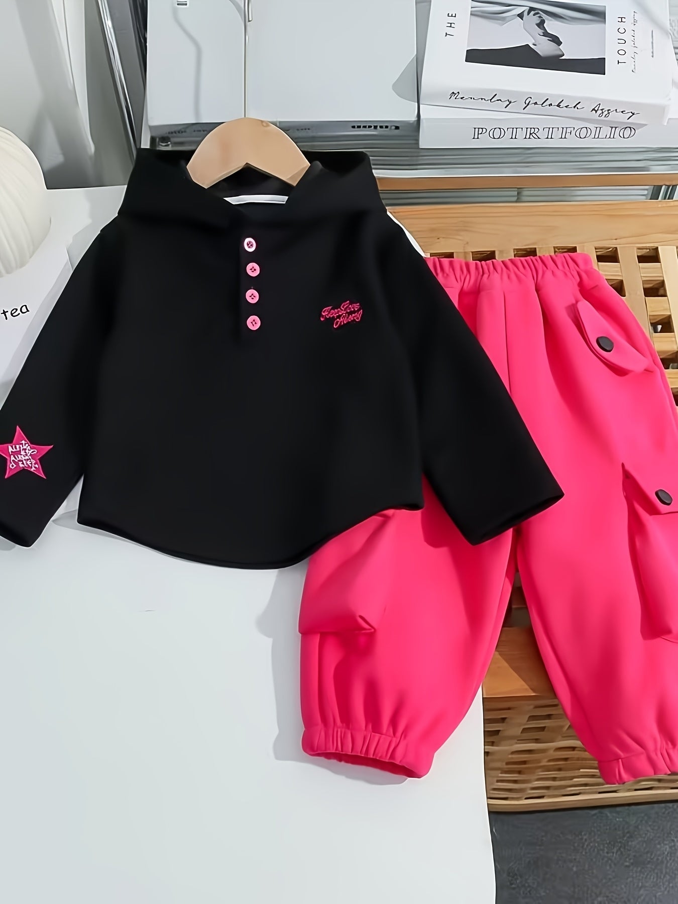 ⭐ Star Hoodie Girls Set