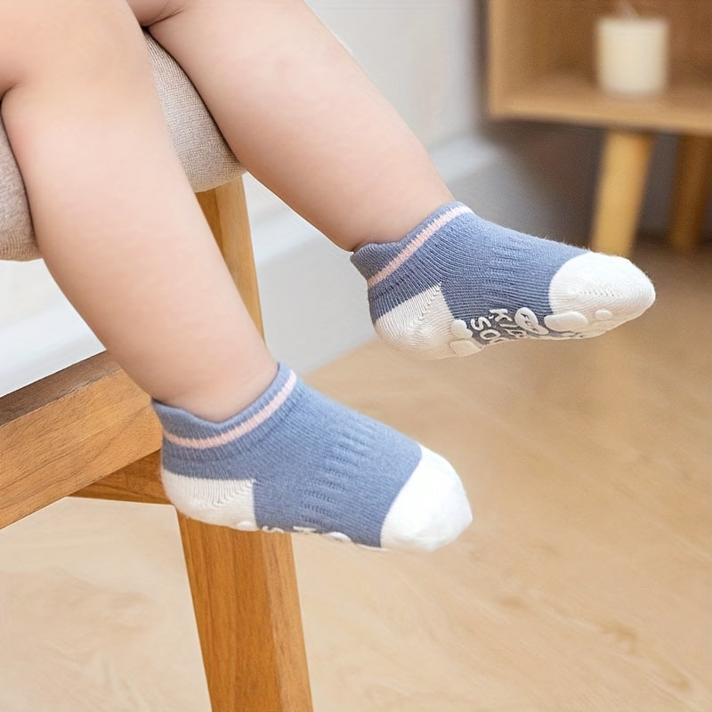 ☁️ Kids Non-Slip Socks (5prs)