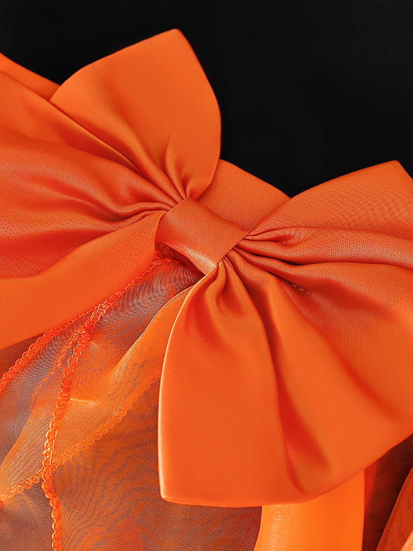 🎃 Girls’ Pumpkin Dress Set – Dress & Tote Bag for Halloween