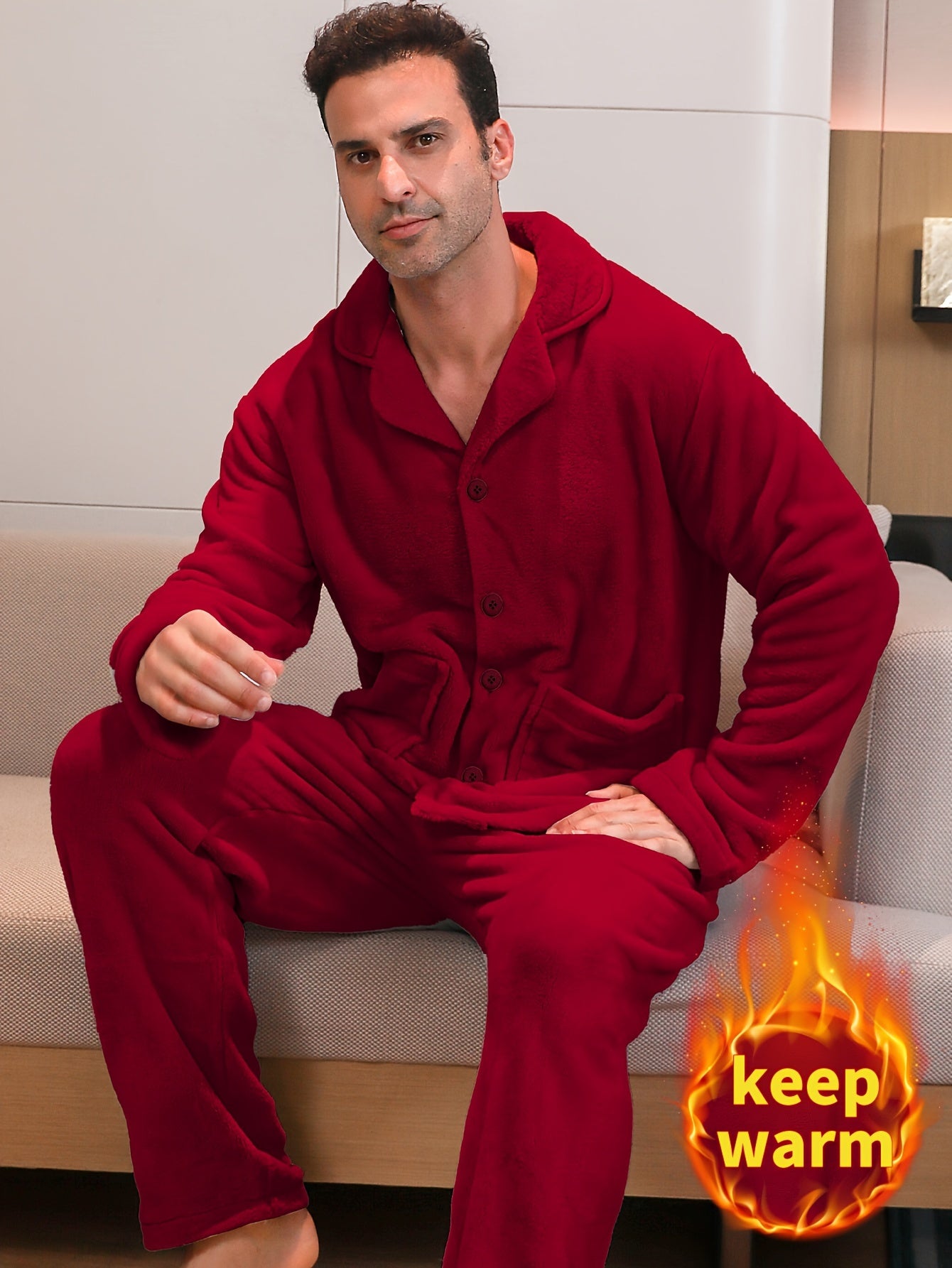 ❄️ Velvet Pajama Set (2pcs)