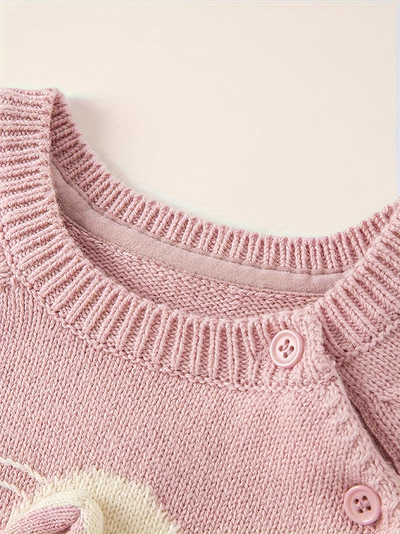 Girls’ Rabbit Pullover Sweater – Cute Autumn/Winter Outfit