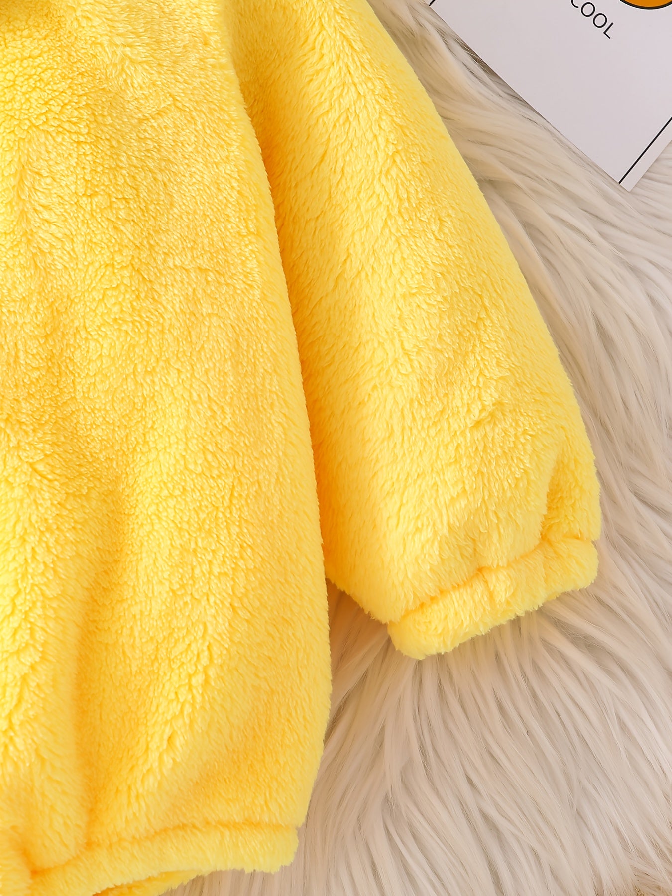🐥 Yellow Chick Onesie – Soft Fleece Outfit for Babies